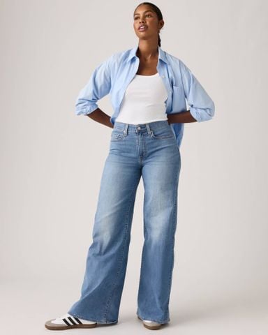 Levi's - Quần Jean Dài Nữ 728 High Rise Wide Leg Lightweight Jeans