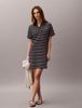 Calvin Klein - Đầm Nữ Cotton Piqué Stripe Polo Dress