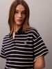 Calvin Klein - Đầm Nữ Cotton Piqué Stripe Polo Dress