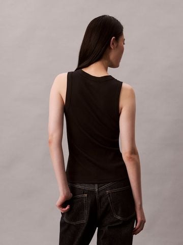 Calvin Klein - Áo ba lỗ nữ Monologo Rib Tank Top