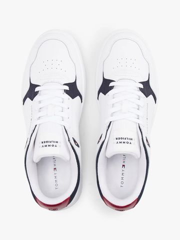 Tommy Hilfiger - Giày nam Mixed Texture Basketball Trainers With Leather