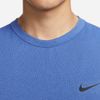 Nike - Áo thun tay ngắn tập luyện Nam Men's Dri-Fit Uv Hyverse Short-Sleeve T-Shirt - Blue