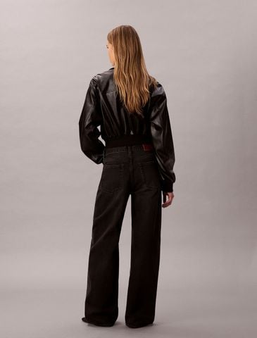 Calvin Klein - Quần Jean Dài Nữ Wide Leg Jeans