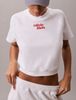 Calvin Klein - Áo Thun Tay Ngắn Nữ Towel Terry Cropped Short Sleeve Top