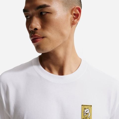 Nike - Áo Thun Tay Ngắn Nam Nstee Lse Cafe Swoosh V