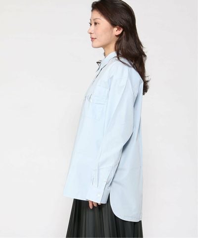 Calvin Klein - Áo sơ mi tay dài nữ Poplin Relaxed Shirt