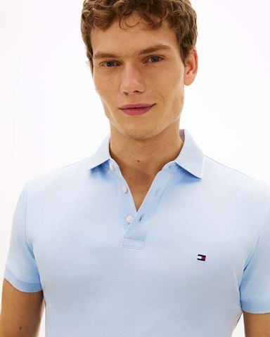 Tommy Hilfiger - Áo Polo Nam Liquid Cotton Tipped Slim Polo