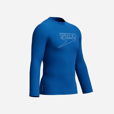 Speedo - Áo Rashguard Nam Endurance+ Long Sleeve Logo Rash Guard - 2