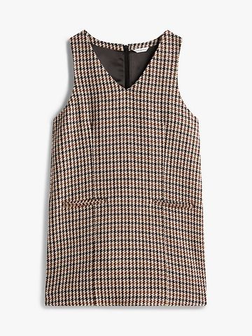 Tommy Hilfiger - Đầm nữ Heritage Check Wool V-Neck Mini Shift Dress