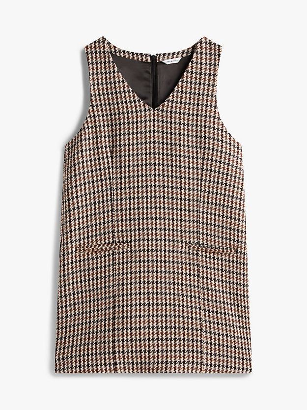 Tommy Hilfiger - Đầm nữ Heritage Check Wool V-Neck Mini Shift Dress
