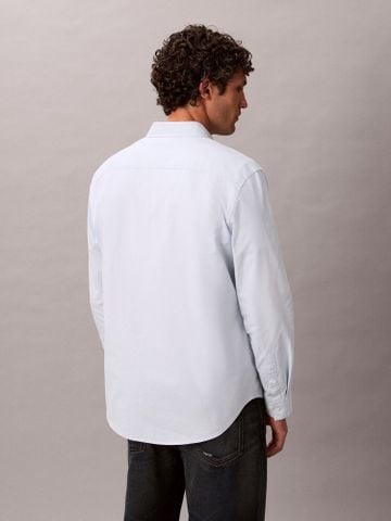 Calvin Klein - Áo sơ mi tay dài nam Solid Classic Oxford Button-Down Shirt
