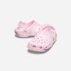 Crocs - Xăng đan trẻ em Classic Star Sparkle Shaker Clog Pink Milk Lifestyle