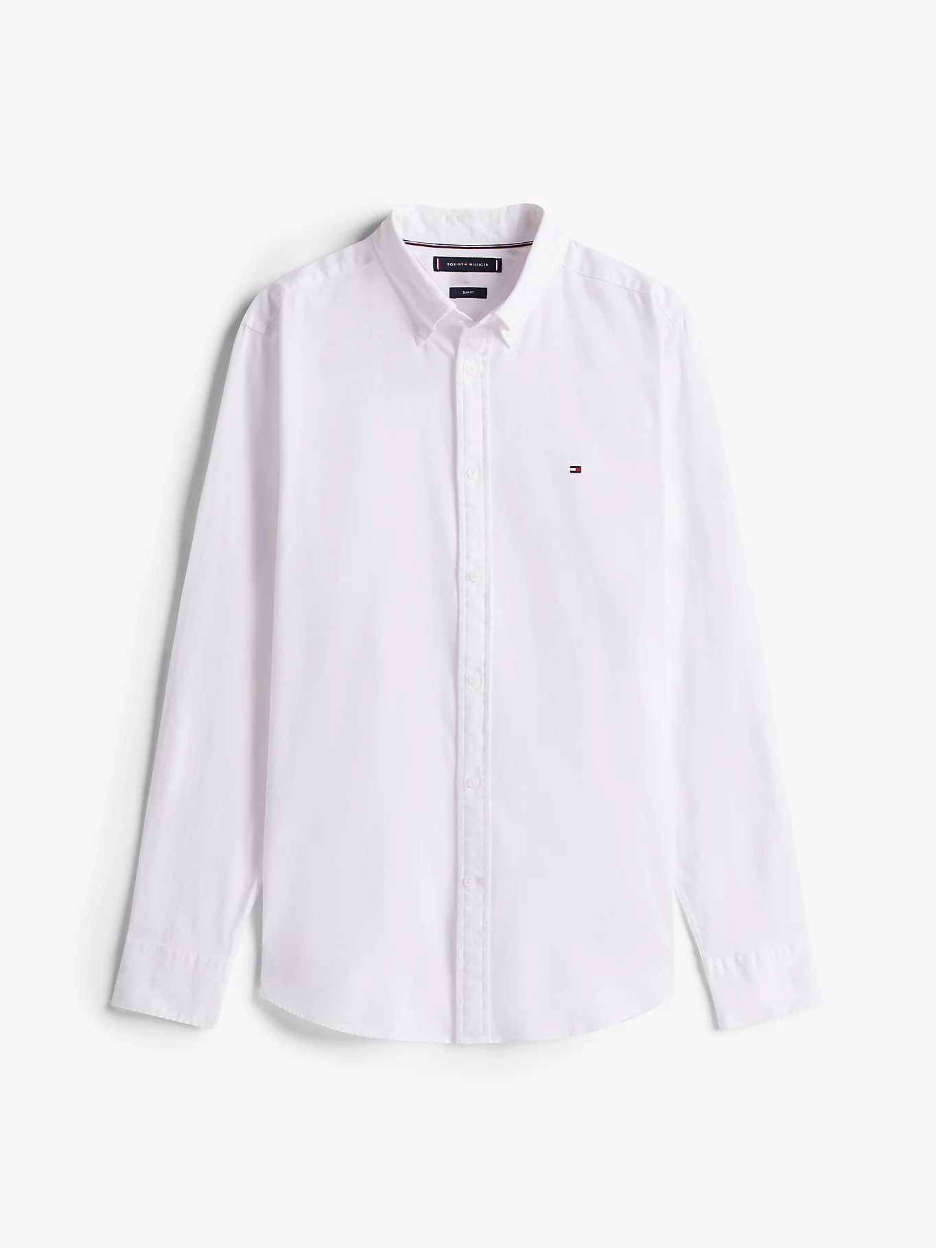 Tommy Hilfiger - Áo sơ mi tay dài nam Slim Fit Yarn Dyed Dobby Shirt