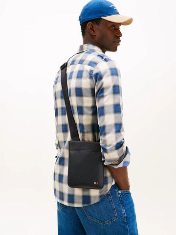 Tommy Hilfiger - Túi đeo chéo nam Hilfiger Flag Ribbed Crossbody Bag