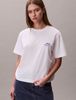 Calvin Klein - Áo Thun Tay Ngắn Nữ Relaxed Embroidered Logo T-Shirt