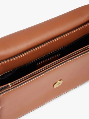 Tommy Hilfiger - Túi Đeo Chéo Nữ Leather Flap Logo Plaque Crossbody Bag - 3