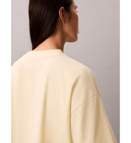 Calvin Klein - Áo Thun Tay Ngắn Nữ Heritage Classic Boxy T-Shirt