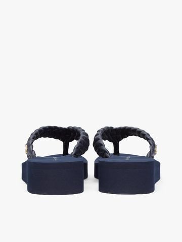 Tommy Hilfiger - Dép xỏ ngón nữ Th Wedge Cornrow Beach Sandal - 4