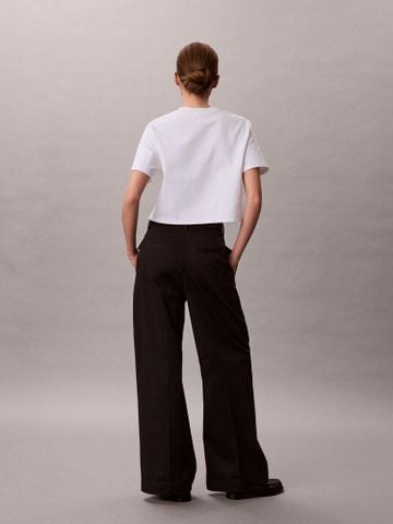 Calvin Klein - Quần dài ống rộng Nữ Baggy Chino Fashion Pant