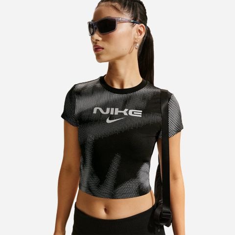 Nike - Áo Thun Tay Ngắn Nữ Sportswear Chill Knit Slim - 3