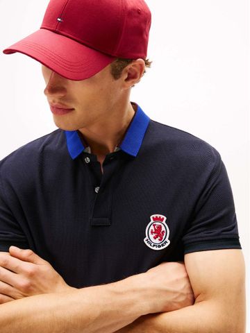 Tommy Hilfiger - Áo thun có cổ polo tay ngắn nam Herrinbone Collar Regular Polo