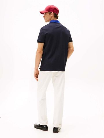 Tommy Hilfiger - Áo thun có cổ polo tay ngắn nam Herrinbone Collar Regular Polo
