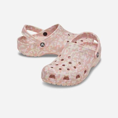 Crocs - Dép Thể Thao Nam Nữ Classic Confetti Clog Pink Milk Multi
