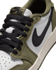 Nike - Giày Thời Trang Nam Big Kids' Air Jordan 1 Low Medium Olive and Summit White