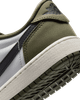 Nike - Giày Thời Trang Nam Big Kids' Air Jordan 1 Low Medium Olive and Summit White