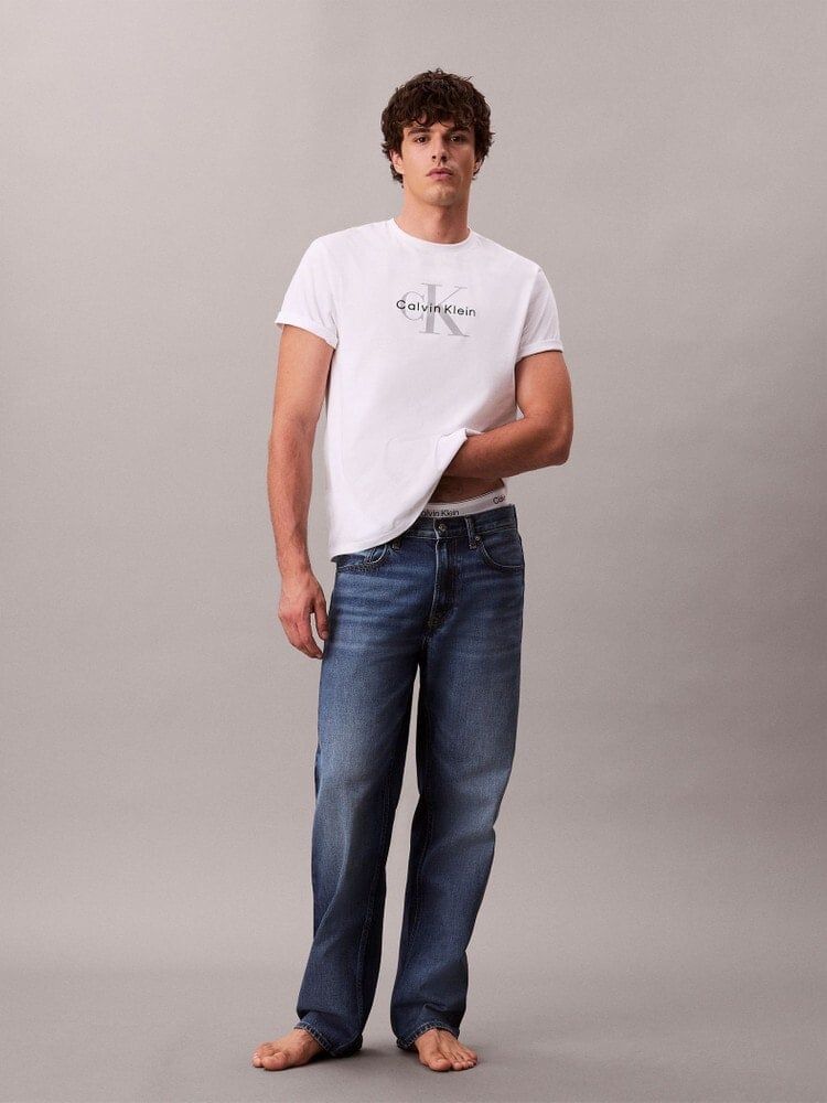 Calvin Klein - Quần jeans ống đứng nam 90S Straight Horizon Jeans