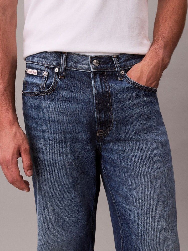 Calvin Klein - Quần jeans ống đứng nam 90S Straight Horizon Jeans