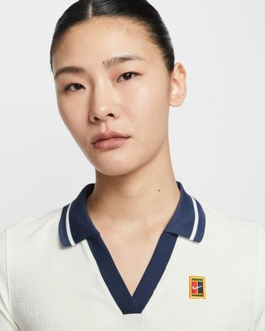 Nike - Áo Tay Ngắn Thể Thao Nữ NikeCourt Court Collection Dri-FIT Cropped Tennis Polo