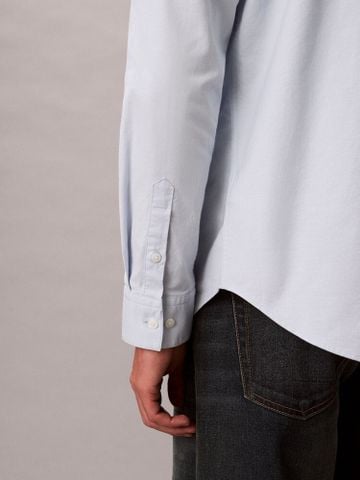 Calvin Klein - Áo sơ mi tay dài nam Solid Classic Oxford Button-Down Shirt