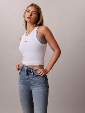 Calvin Klein - Quần Jean Dài Nữ Archive Highrise Slim Vintage