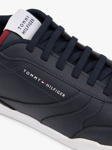 Tommy Hilfiger - Giày Sneakers Nam Contrast Heel Trainers With Leather