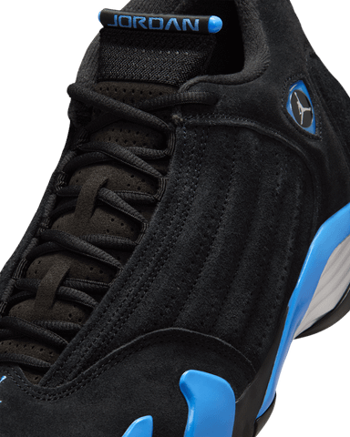 Nike - Giày Thời Trang Nam Air Jordan 14 Retro Black And University Blue