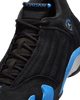 Nike - Giày Thời Trang Nam Air Jordan 14 Retro Black And University Blue