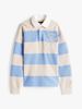 Tommy Hilfiger - Áo thun tay dài nam Stripe Relaxed Fit Rugby Shirt