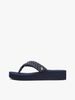 Tommy Hilfiger - Dép xỏ ngón nữ Th Wedge Cornrow Beach Sandal