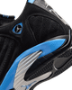 Nike - Giày Thời Trang Nam Air Jordan 14 Retro Black And University Blue