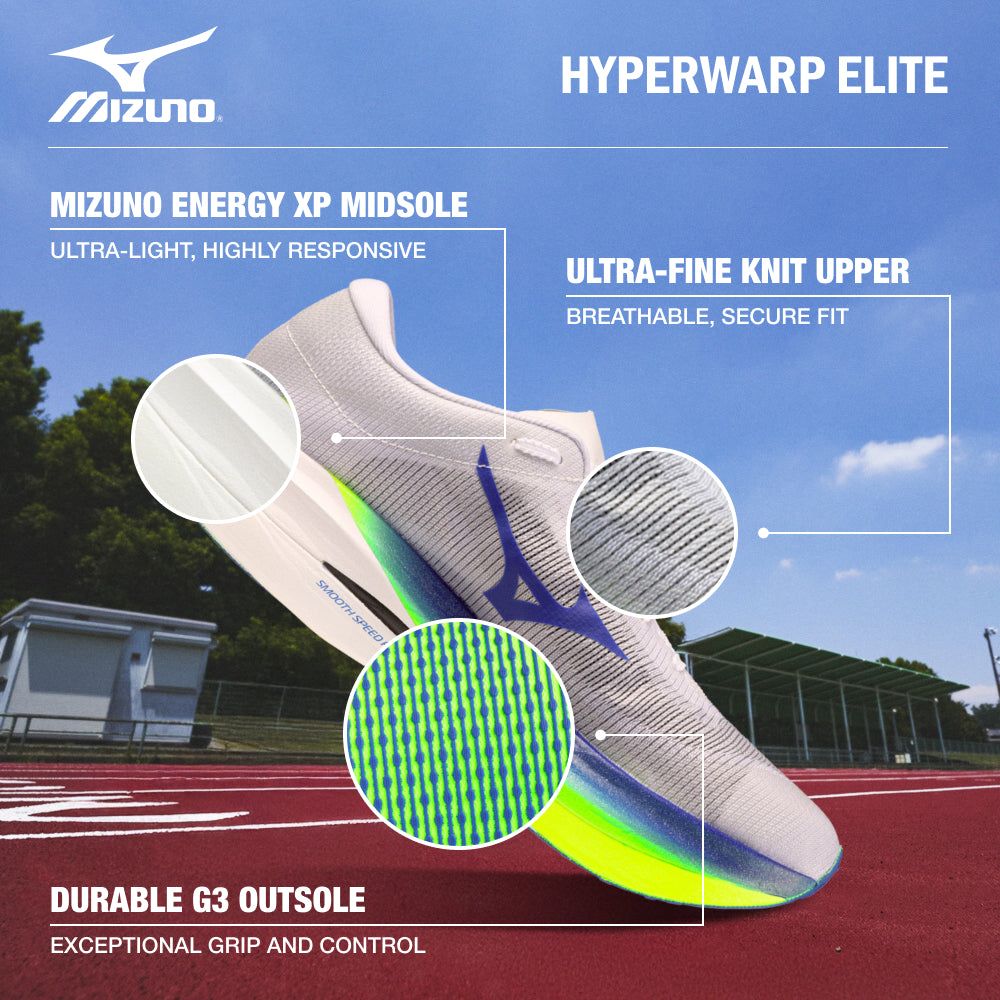 Mizuno - Giày Chạy Bộ Nam Hyperwarp Elite