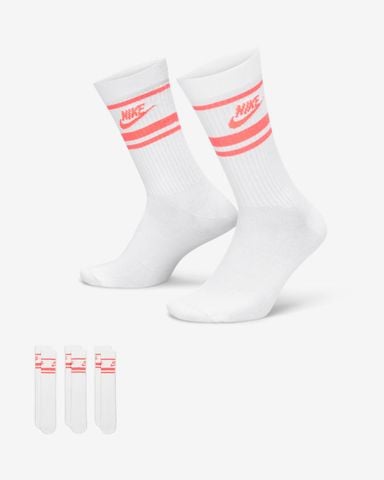 Nike - Bộ ba đôi Vớ thể thao cổ cao Nam Nữ Sportswear Dri-FIT Everyday Essential Crew Socks (3 Pairs)