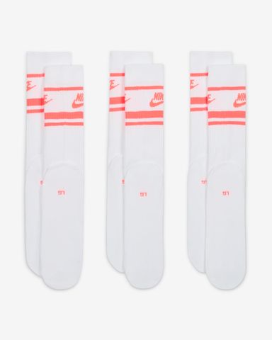 Nike - Bộ ba đôi Vớ thể thao cổ cao Nam Nữ Sportswear Dri-FIT Everyday Essential Crew Socks (3 Pairs)