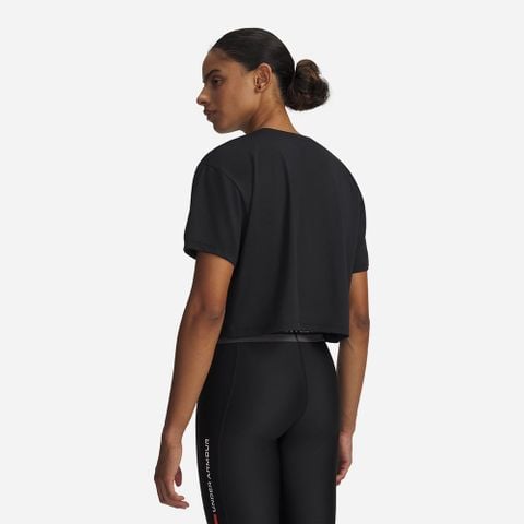 Under Armour - Áo Tay Ngắn Thể Thao Nữ Tech Branded Crop SS