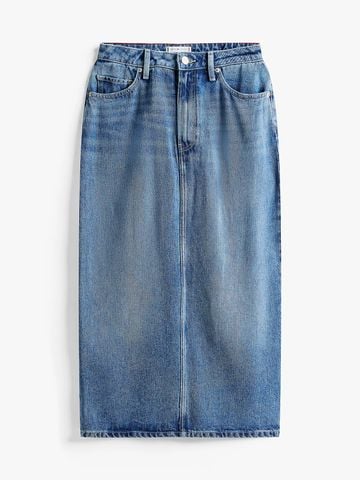 Tommy Hilfiger - Váy jeans nữ High Rise Straight Denim Midi Skirt - 2