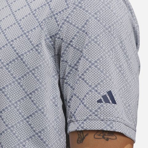 adidas - Áo thun có cổ đánh gôn Nam Ultimate365 Hounds Jacquard Polo Shirt - Gray