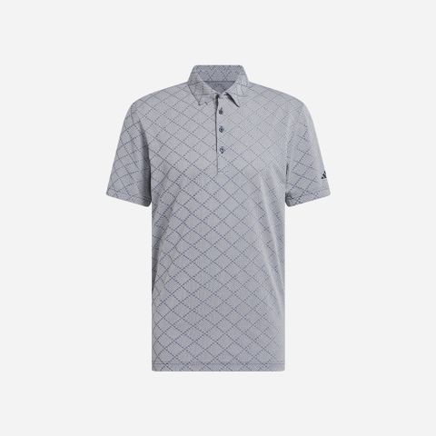 adidas - Áo thun có cổ đánh gôn Nam Ultimate365 Hounds Jacquard Polo Shirt - Gray