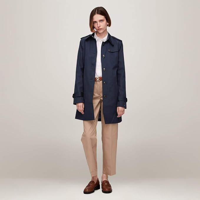 Tommy Hilfiger - Áo khoác tay dài nữ TH Trench Detachable Liner