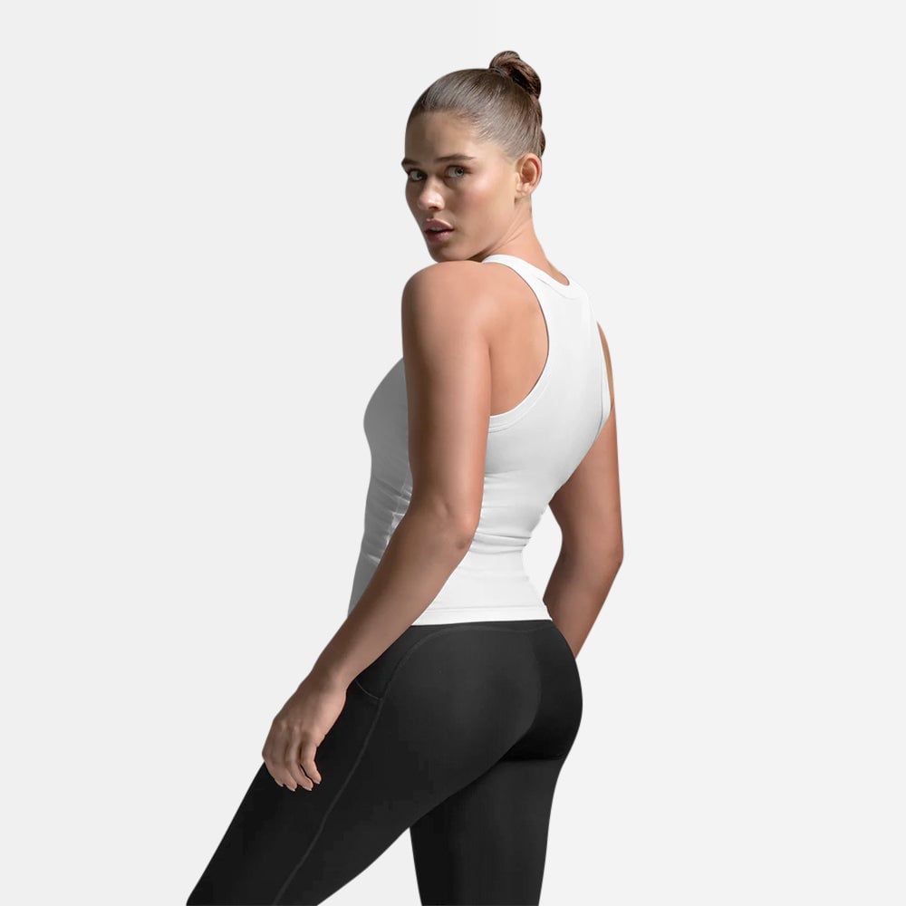 2Xu - Áo thun ba lỗ thể thao nữ Fluid Ribbed Tank Running