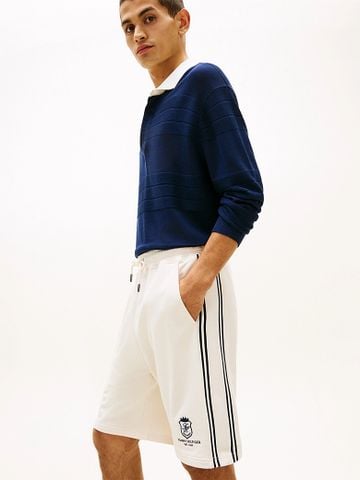 Tommy Hilfiger - Quần nỉ Thể Thao Nam Crest Embroidery Lightweight Relaxed Sweat Shorts
